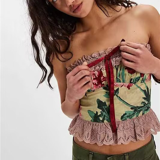 Olivia Bennet | Lace Corset Top for Women