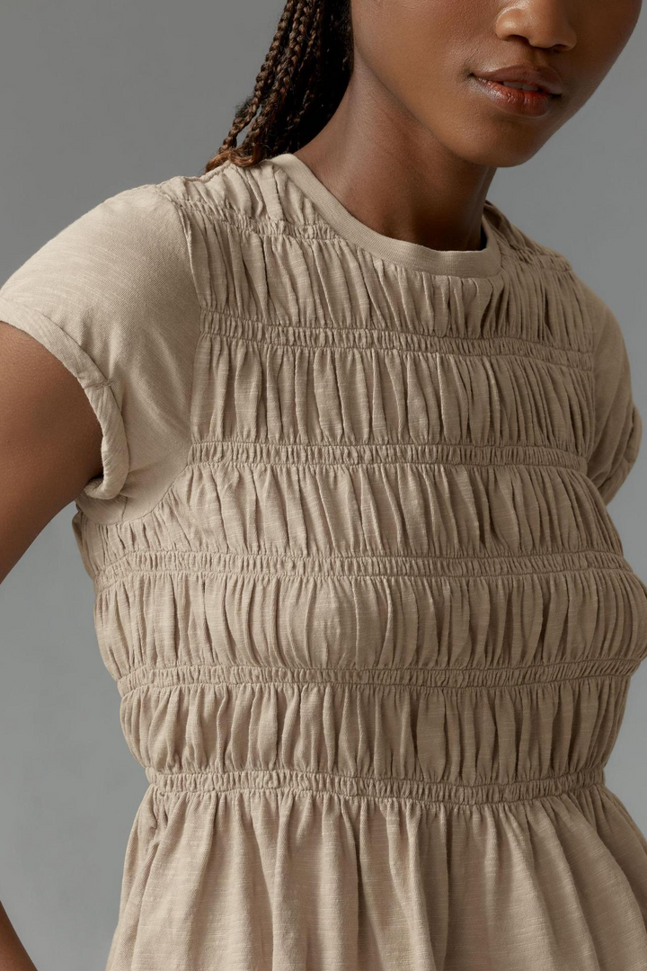 Olivia Bennet | Ruffle Top for Women in Lightweight Fabric