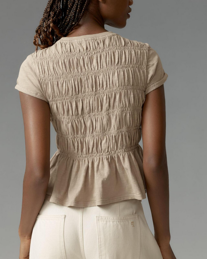 Olivia Bennet | Ruffle Top for Women in Lightweight Fabric
