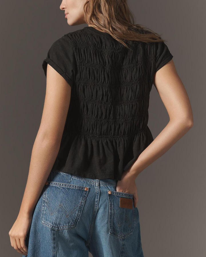 Olivia Bennet | Ruffle Top for Women in Lightweight Fabric