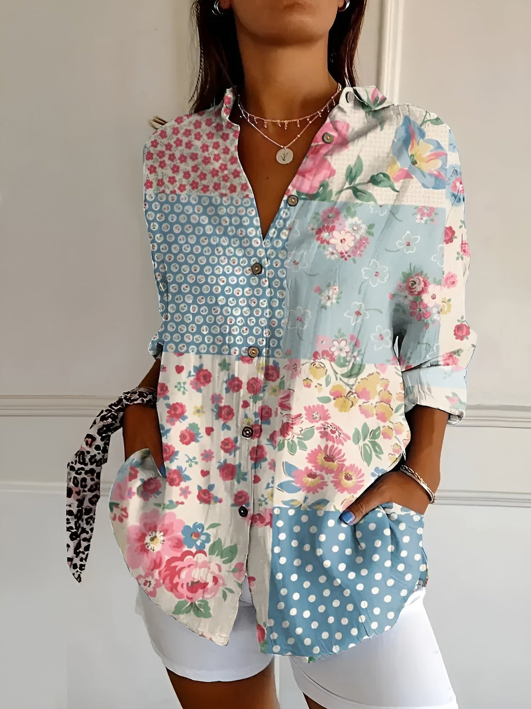 Floral Comfort Blouse