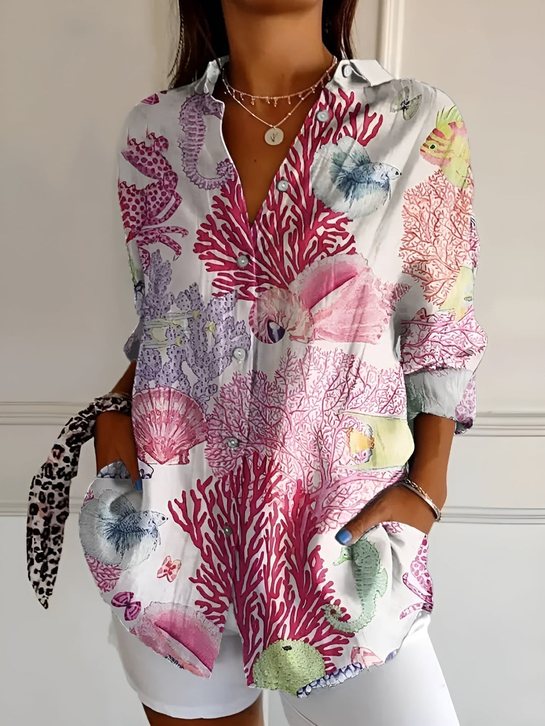 Floral Comfort Blouse