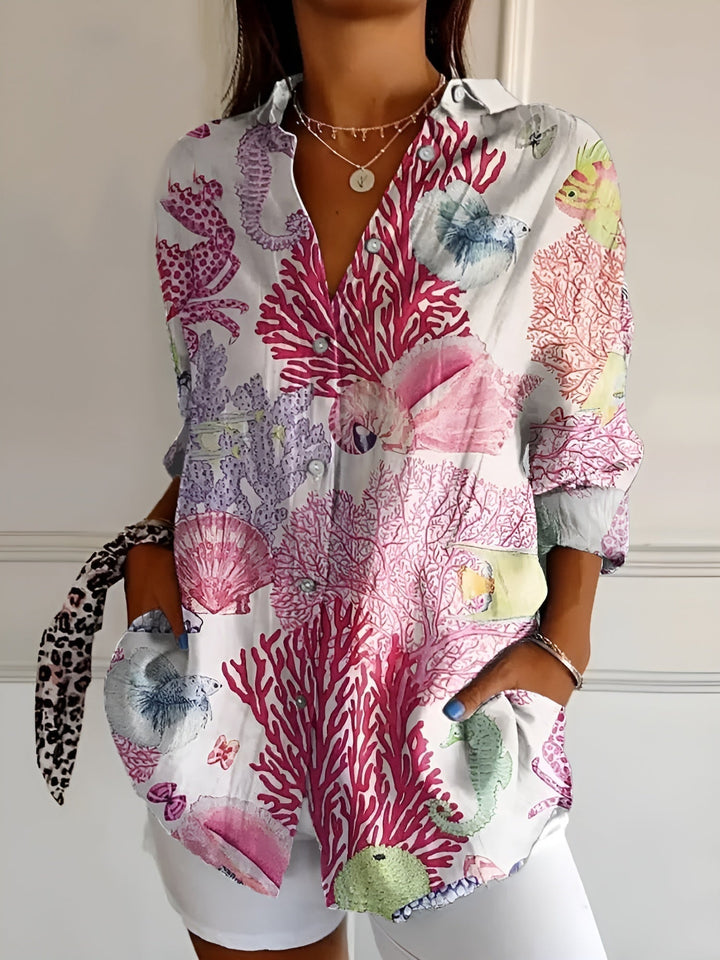 Floral Comfort Blouse