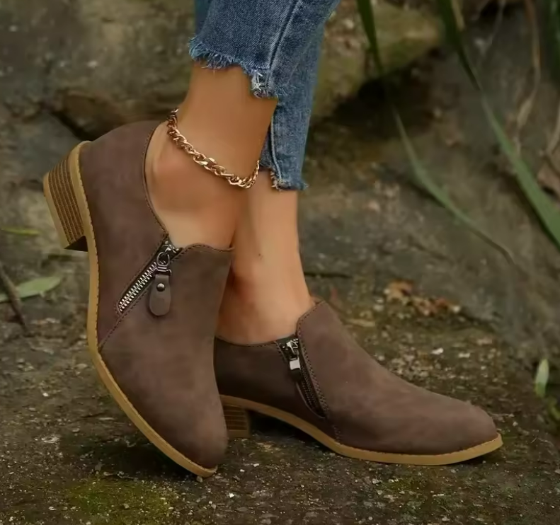 Bronte | Orthopedic Zip-Up Ankle Boots™