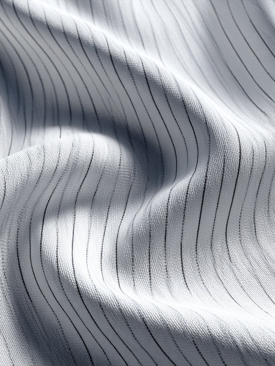 Olivia Bennet | Striped Asymmetrical Hem Cotton Dress